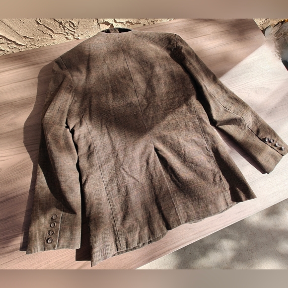 Store Close Mid Of Nov!! Y2K NEVADA PLAID JACKET M FOR MEN - Picture 2 of 8